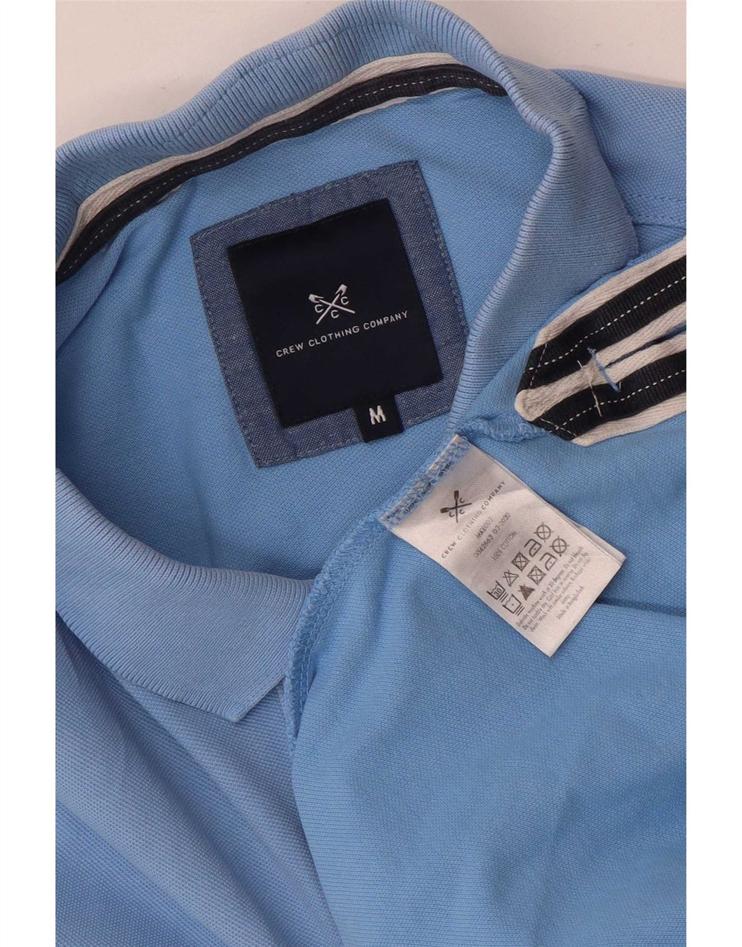 Crew Clothing Polo da uomo blu medio