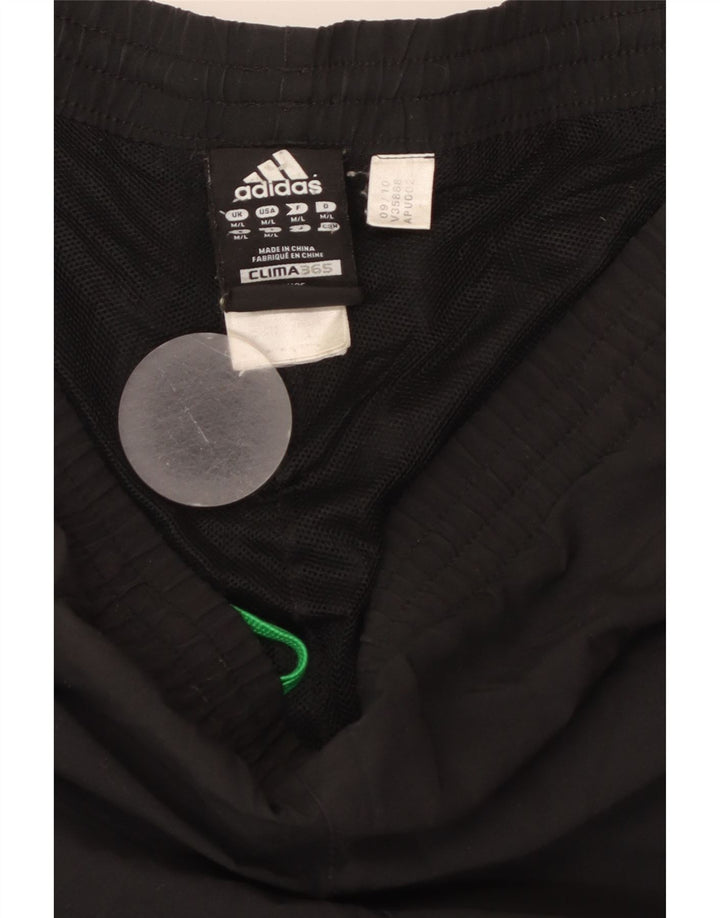 Pantaloni da tuta Adidas Clima 365 da uomo grandi in poliestere nero