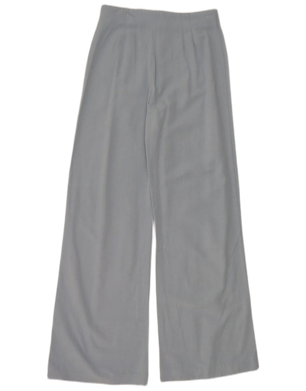 Pantaloni casual a gamba larga da donna Zara piccoli W26 L31 blu