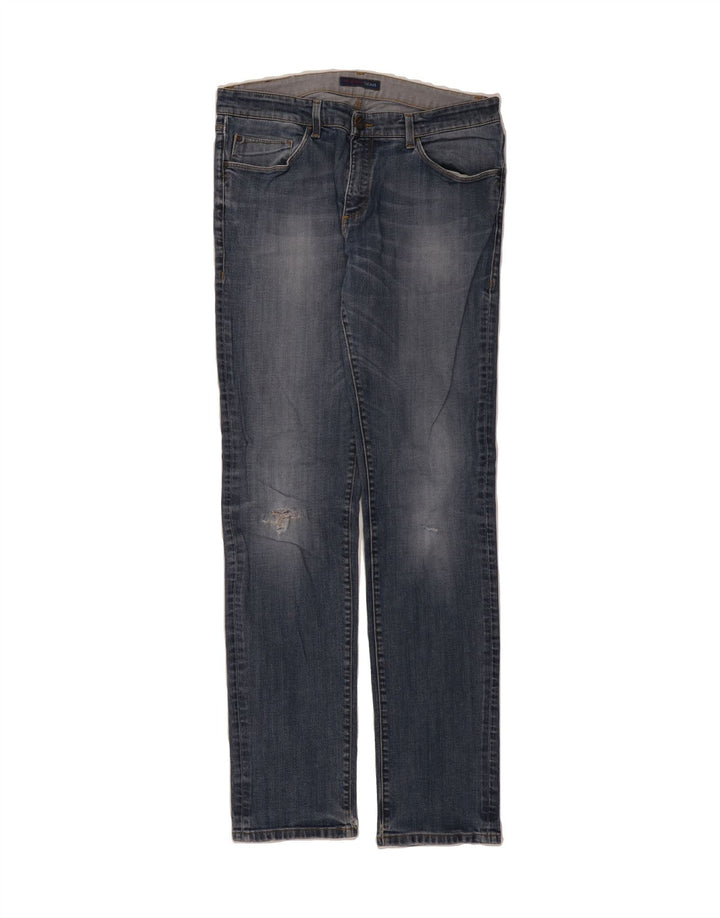 TRUSSARDI Mens Slim Jeans W33 L32 Blue Vintage Trussardi and Second-Hand Trussardi from Messina Hembry 