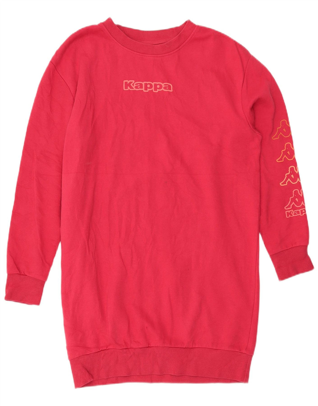Abito maglione in felpa grafica da donna KAPPA UK 14 Rosa medio