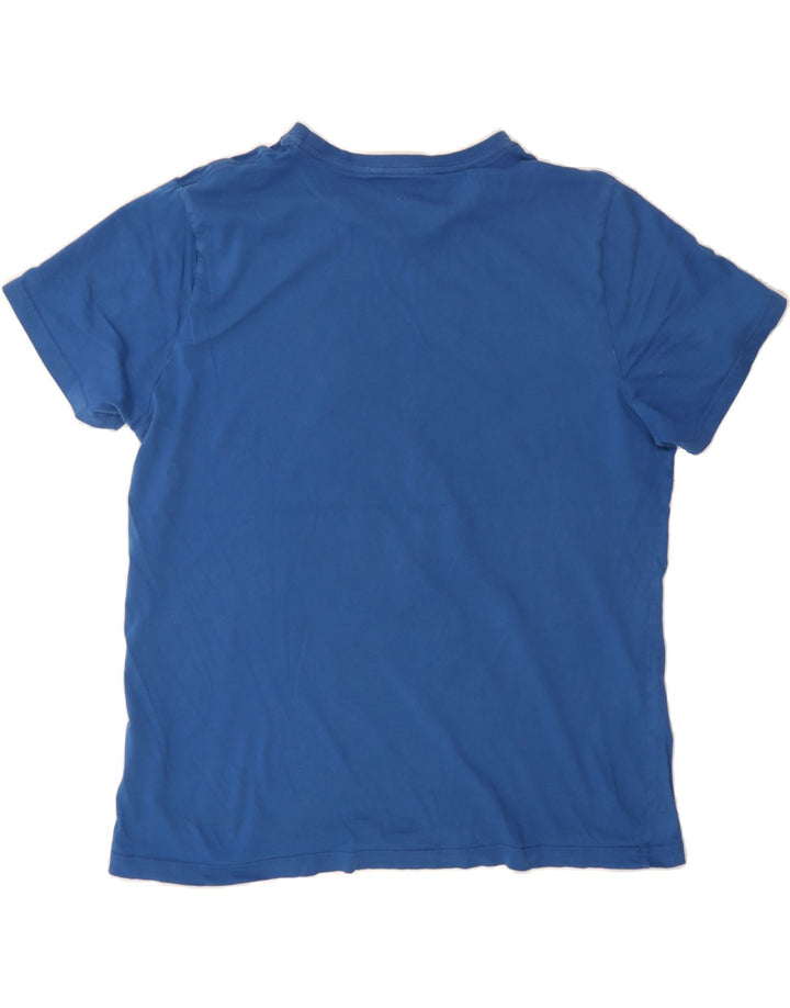 PUMA Mens Graphic T-Shirt Top 2XL Blue Cotton Vintage Puma and Second-Hand Puma from Messina Hembry 