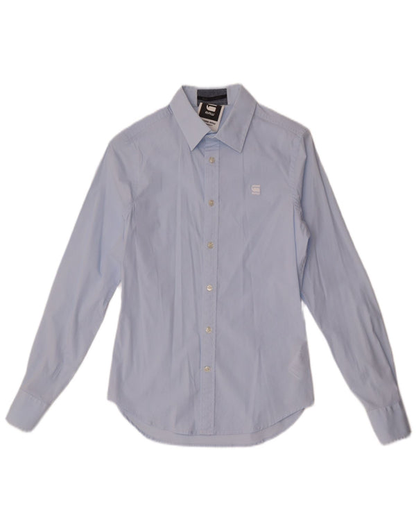 Camicia da uomo G-Star piccola in cotone blu