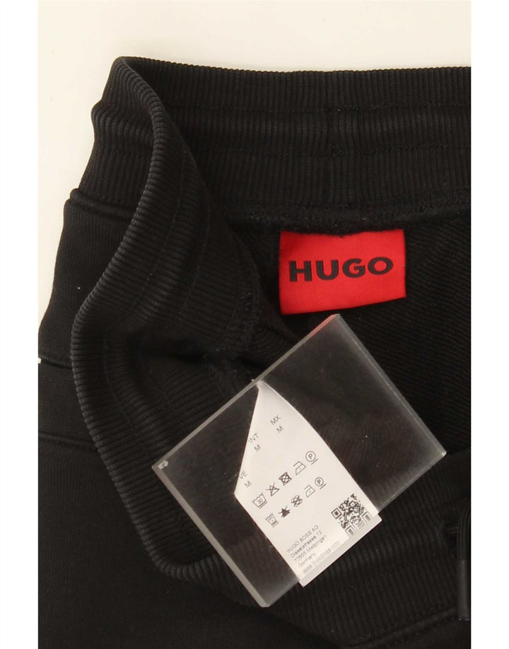 Pantaloncini sportivi da uomo Hugo Boss medio cotone nero