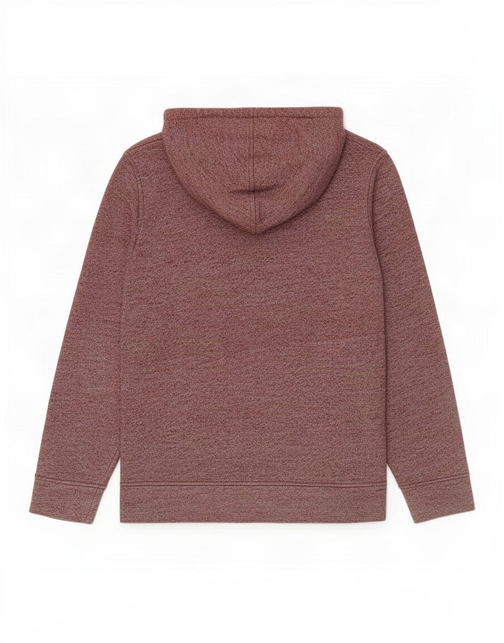 Jack & Jones Felpa con cappuccio grafica da uomo Poliestere medio bordeaux screziato