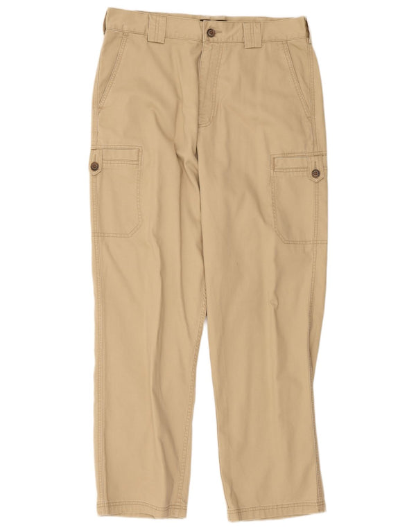 Pantaloni cargo dritti da uomo Timberland Weathergear W36 L30 cotone beige