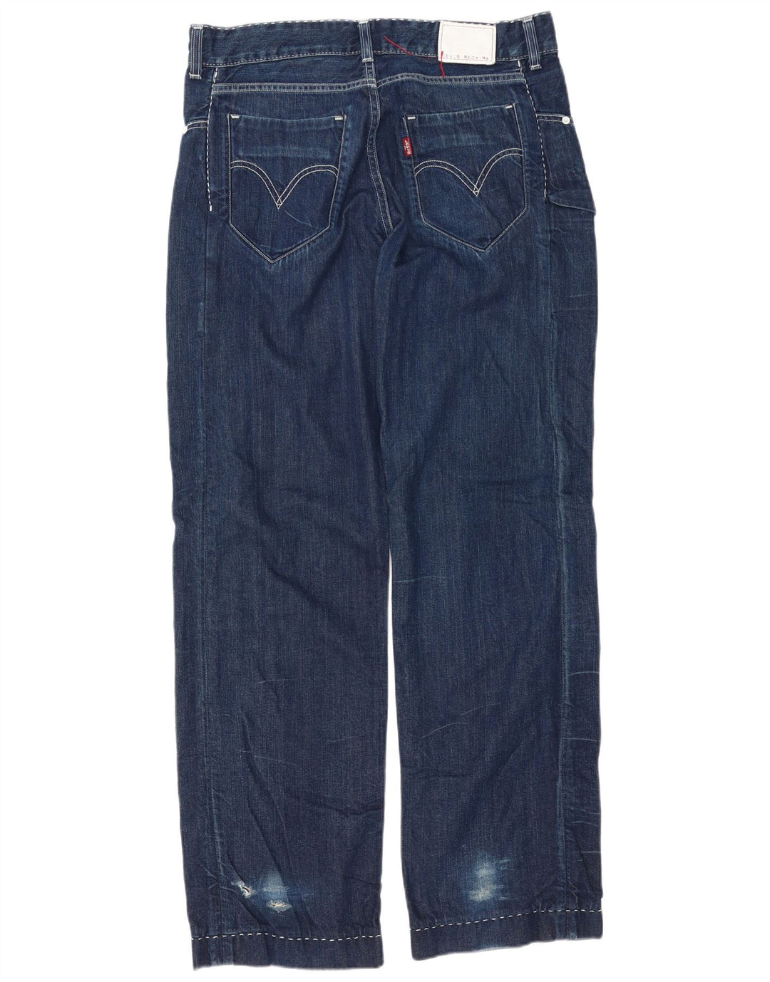 Jeans dritti da uomo Levi's W34 L34 cotone blu navy