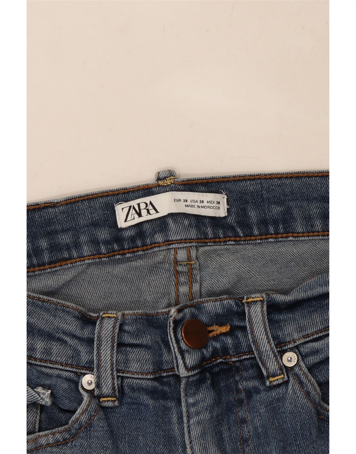 Jeans slim da uomo ZARA EU 38 Small W30 L30 Blu