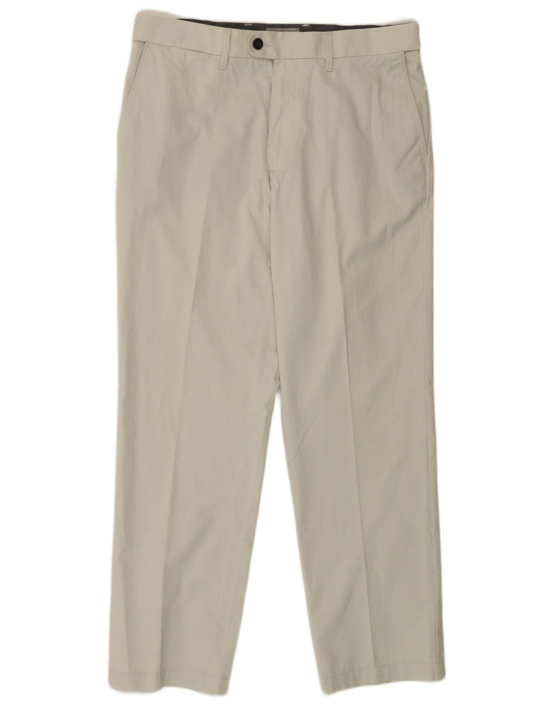 Pantaloni chino vestibilità regolare da uomo Marks & Spencer W34 L29 cotone bianco