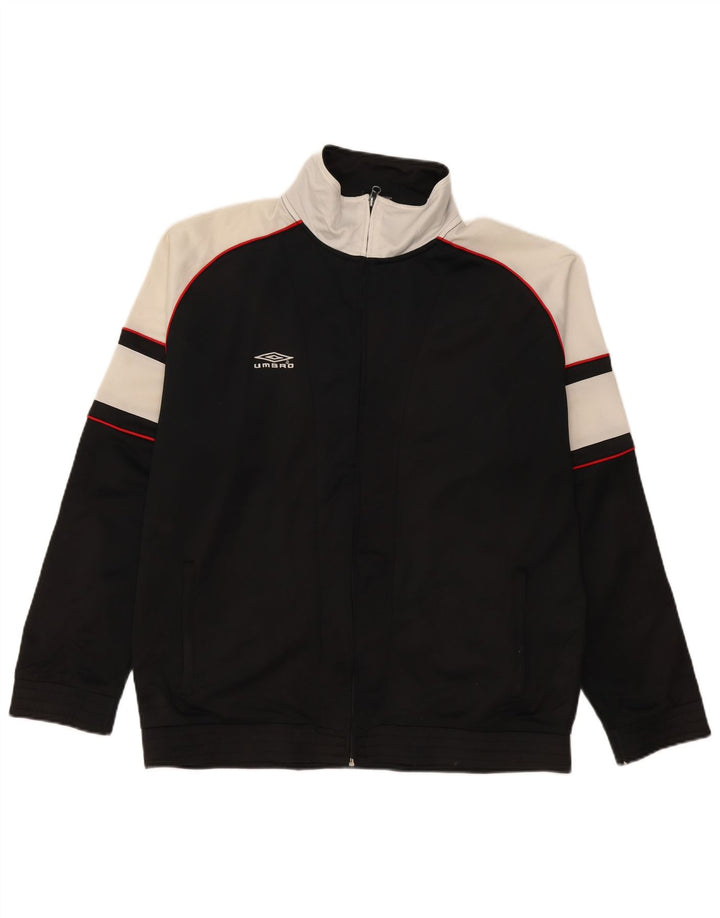 Giacca da tuta da uomo Umbro UK 47/49 2XL Nero Colourblock
