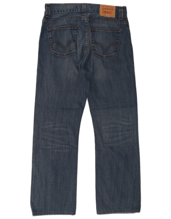 Jeans dritti da uomo Levi's 506 vestibilità standard W33 L34 cotone blu