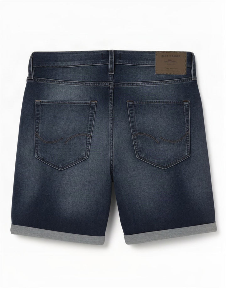 Pantaloncini di jeans da uomo Jack & Jones piccoli W32 in cotone blu