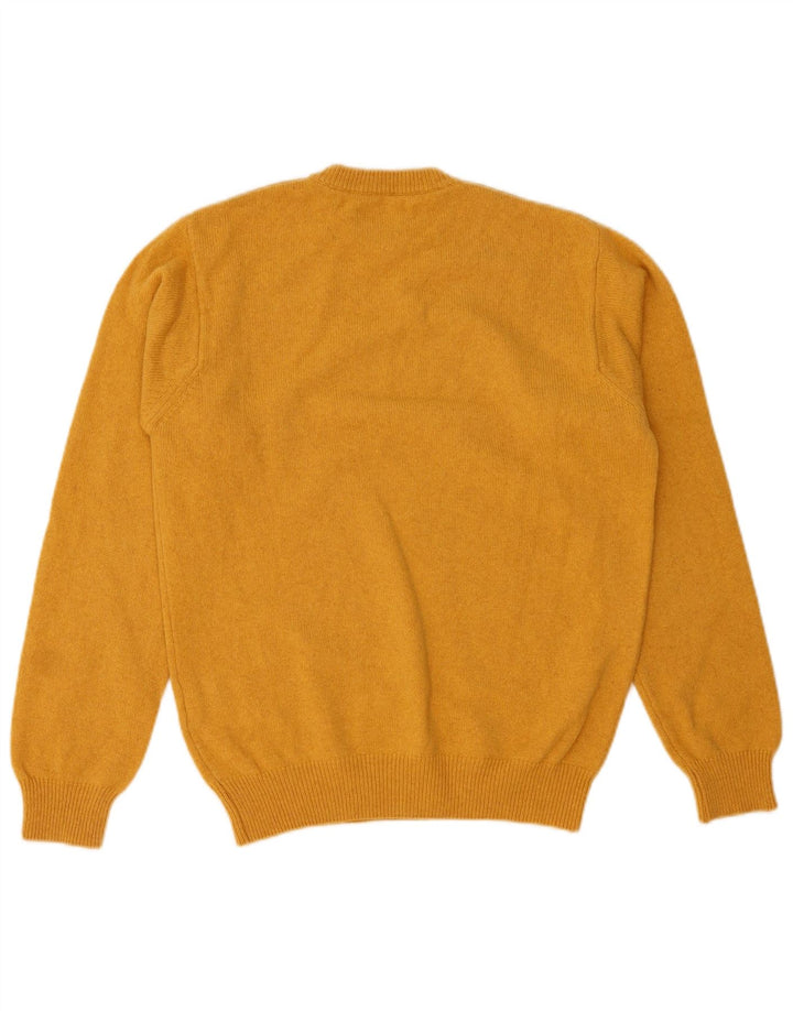 MARLBORO CLASSICS Maglione da uomo girocollo in lana giallo medio