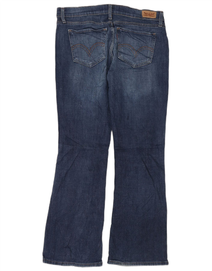 Levi's Donna 524 Jeans Bootcut Super Low W31 L30 Cotone Blu