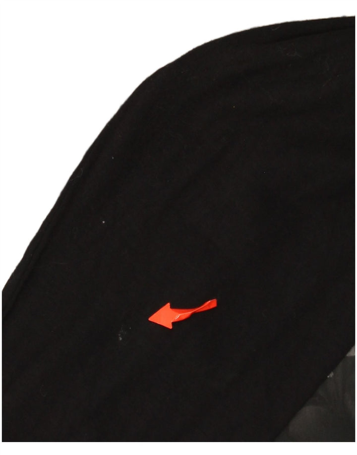 ELENA MIRO Top grafico da donna manica lunga UK 18 XL Nero