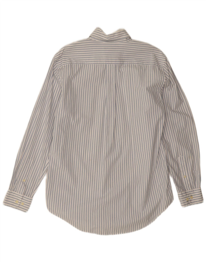 Camicia da uomo dalla vestibilità classica Best Company, gessato bianco medio