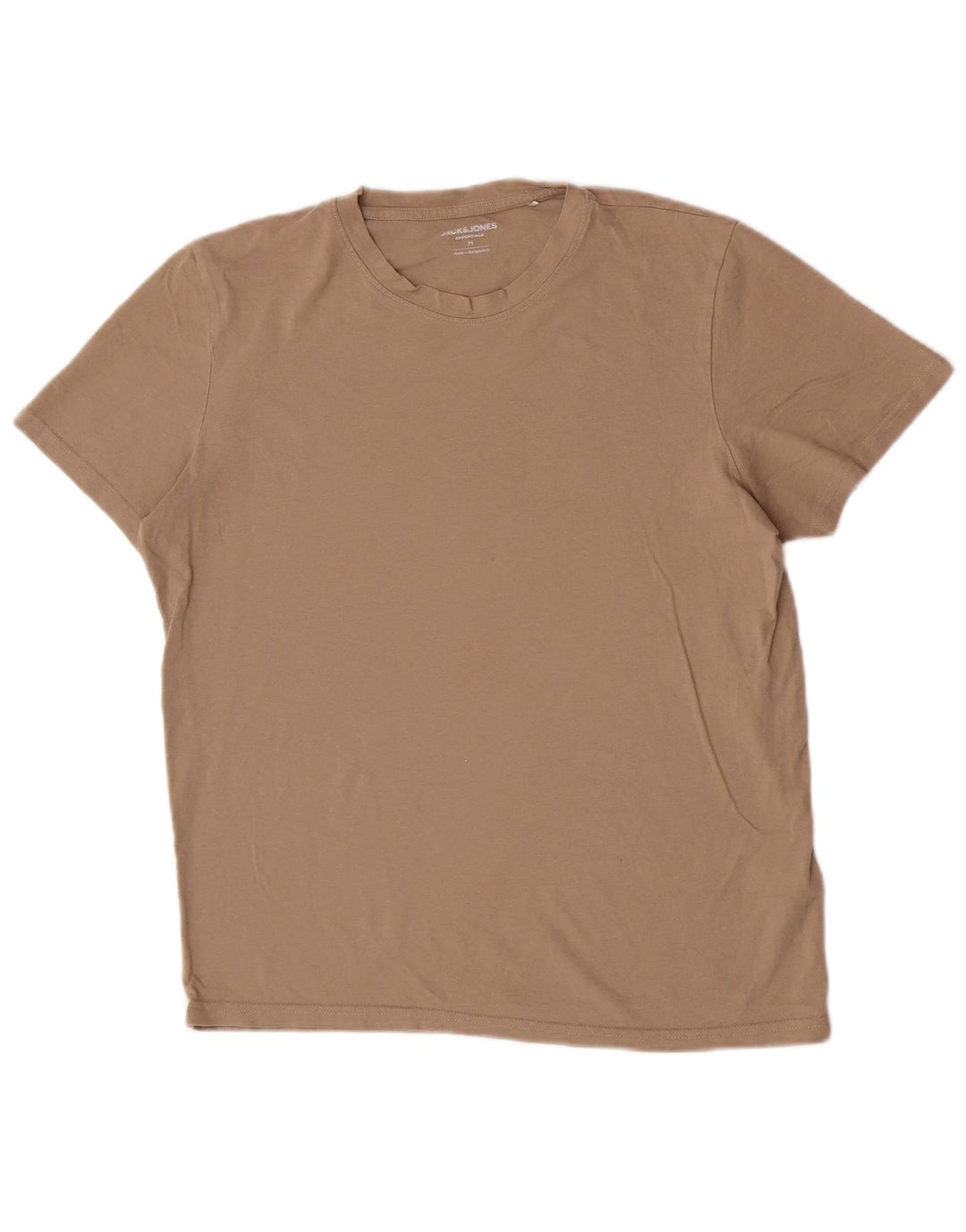 T-shirt da uomo Jack & Jones Top in cotone marrone medio
