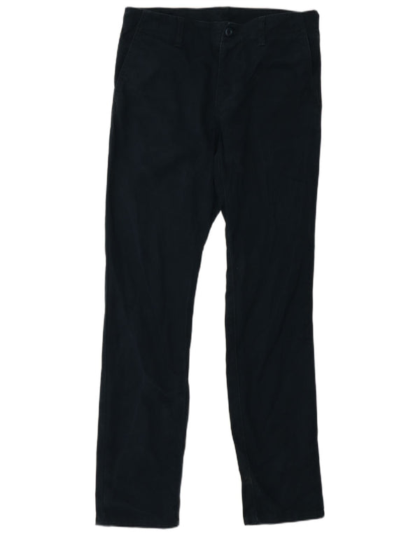 Pantaloni chino dritti da uomo Carhartt W31 L32 in cotone blu navy