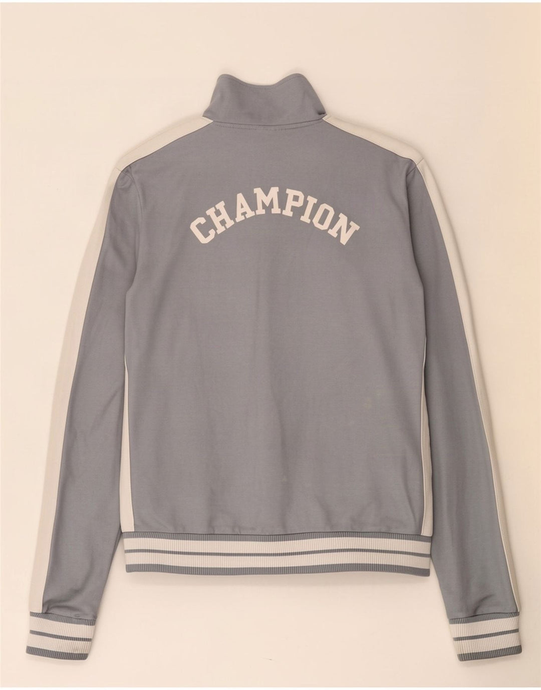 Giacca da tuta grafica da uomo Champion, color block grigio medio
