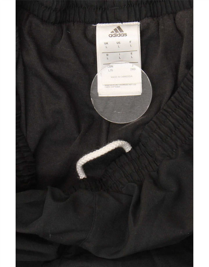 Pantaloni da tuta da uomo Adidas Joggers grandi neri in poliestere