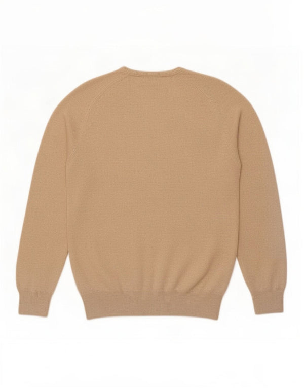Maglione Zara da donna con scollo a V grande beige