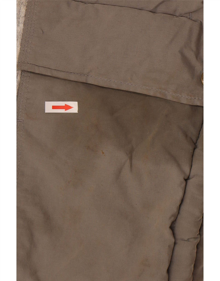 Giubbotto bomber con cappuccio grafico da uomo Carrera UK 38 Blocco colore grigio medio