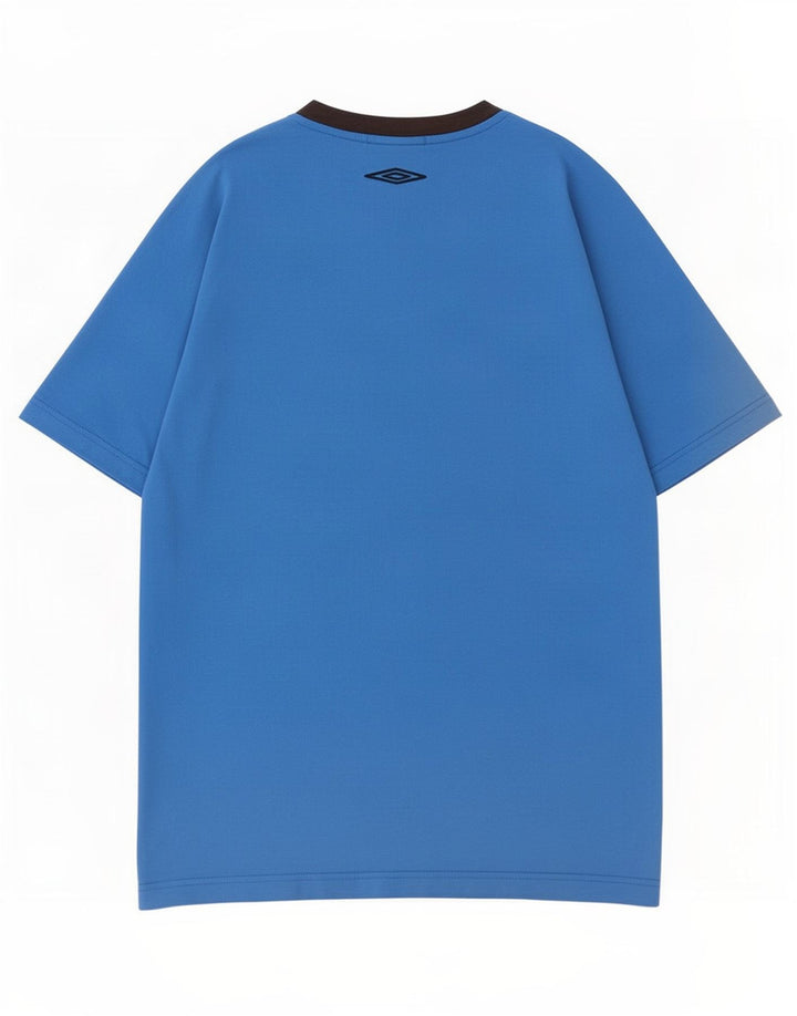 T-shirt da uomo Umbro Top in cotone blu medio