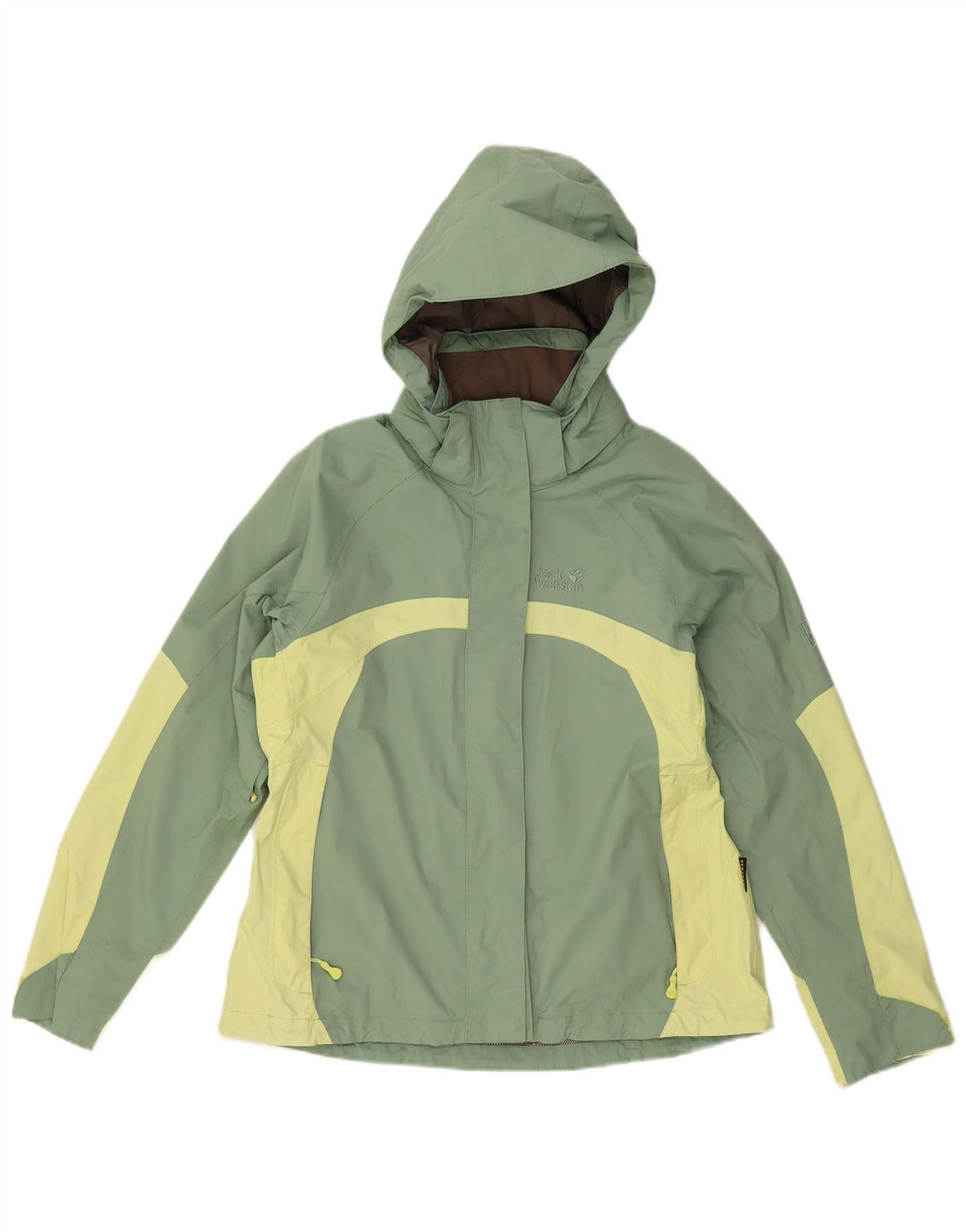 JACK WOLFSKIN Giacca a vento da donna UK 14 Colore verde medio