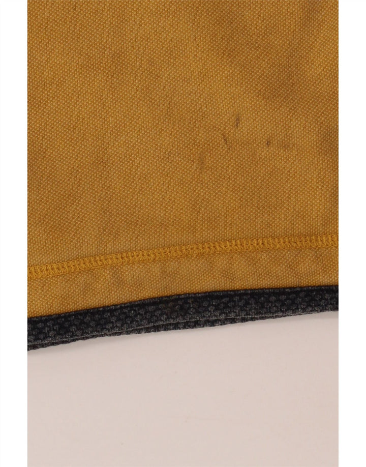 Felpa da uomo con collo con zip Fat Face Maglione 2XL Cotone giallo