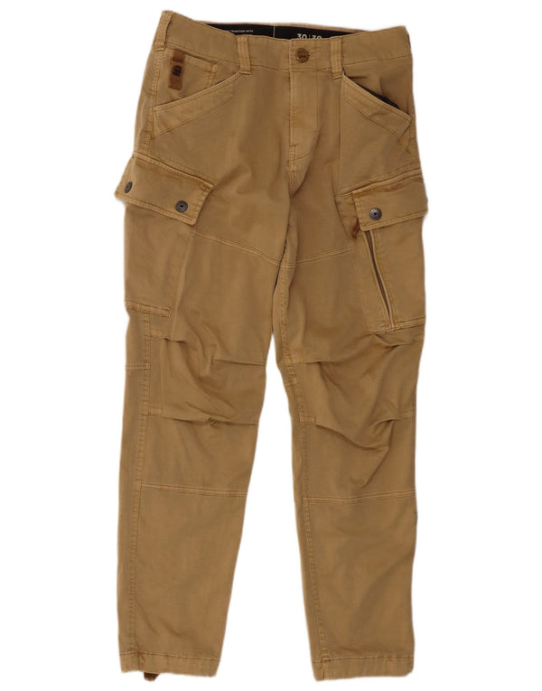 Pantaloni cargo slim classici da uomo G-STAR W30 L30 in cotone beige