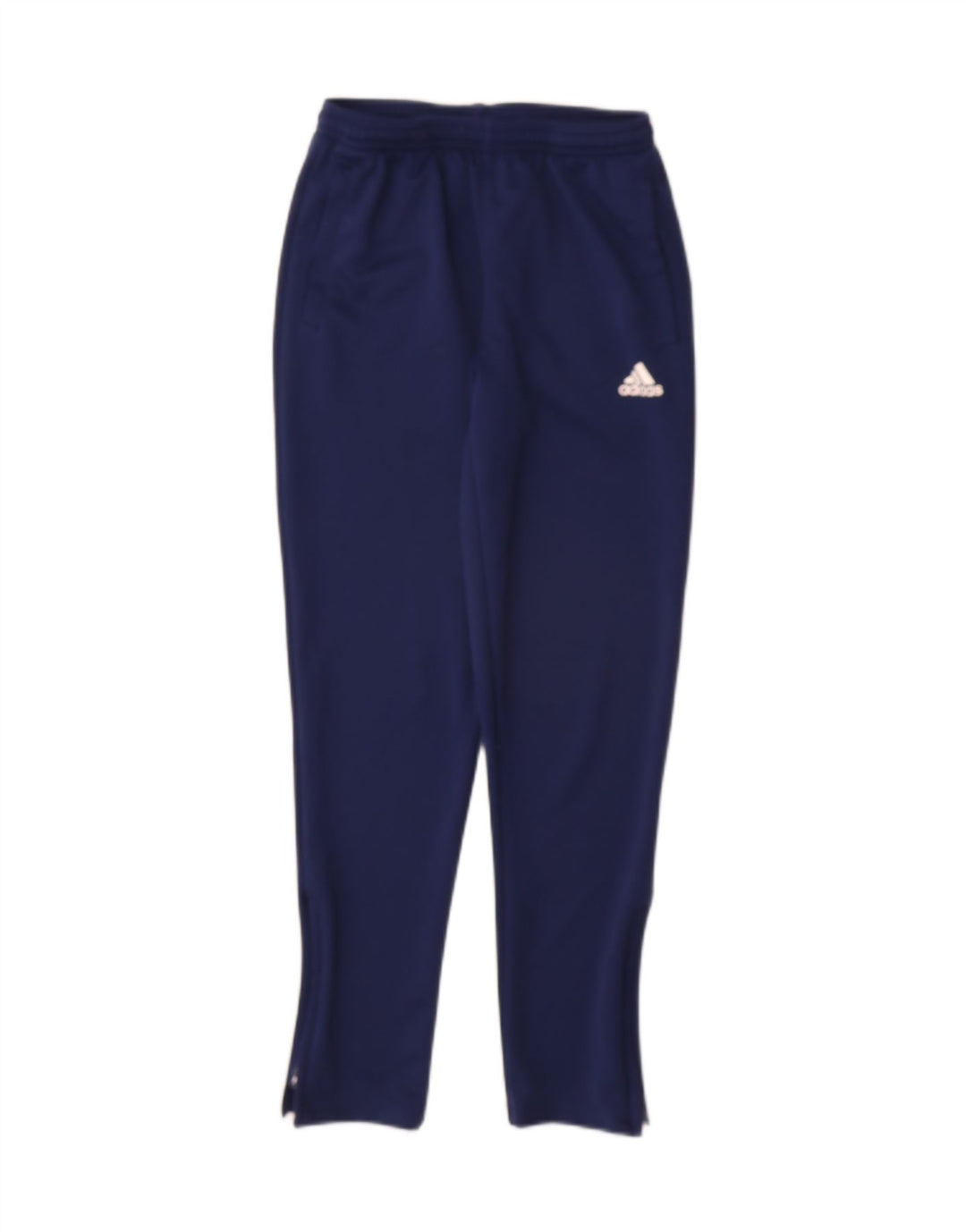 Pantaloni della tuta ADIDAS da ragazzo Climalite 11-12 anni in poliestere blu navy