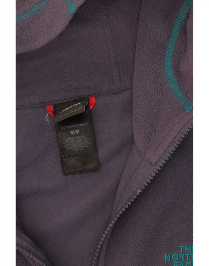 Giacca in pile con cappuccio da donna The North Face UK 14 Poliestere viola medio
