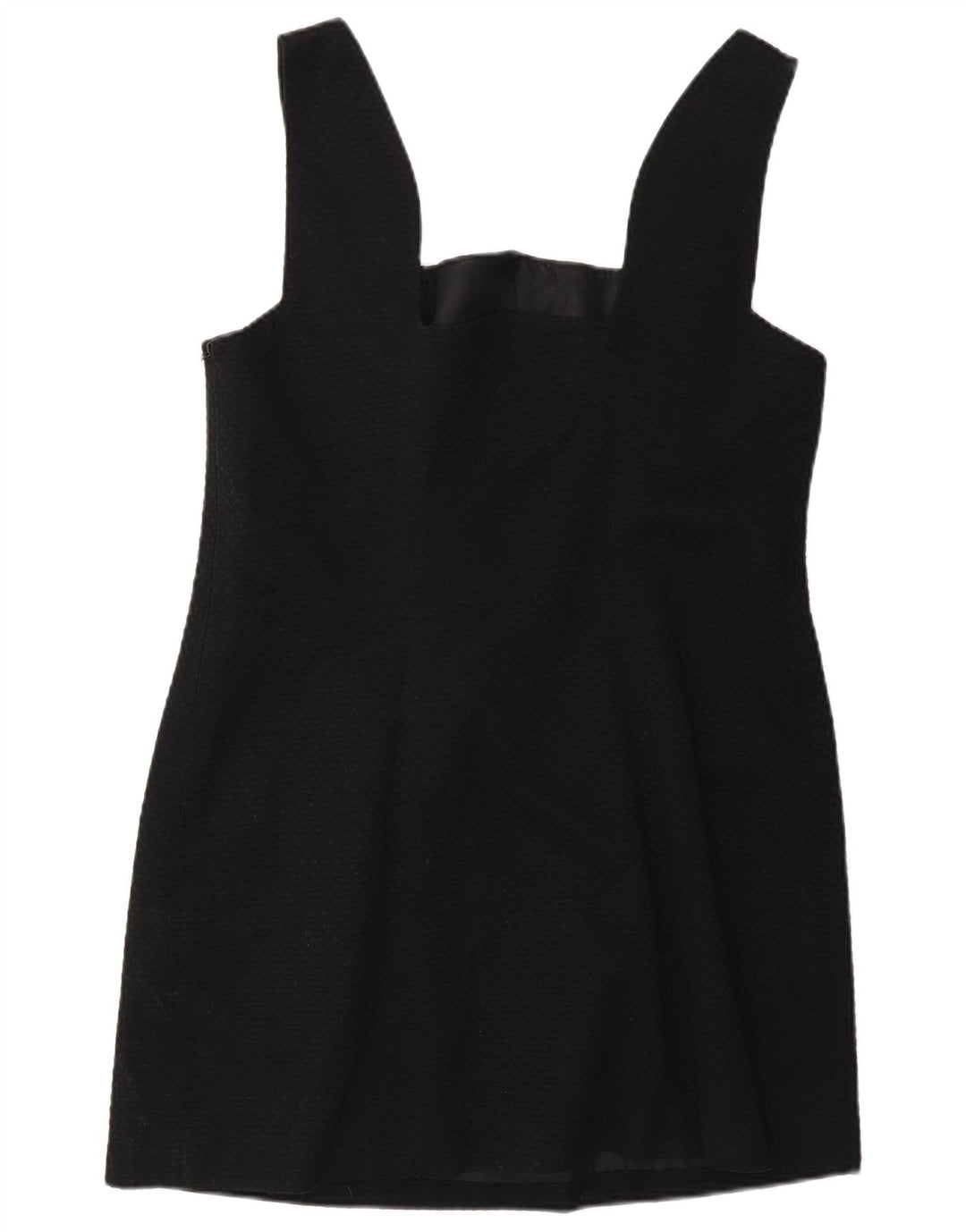 Abito a trapezio senza maniche da donna Versace IT 46 Large in cotone nero