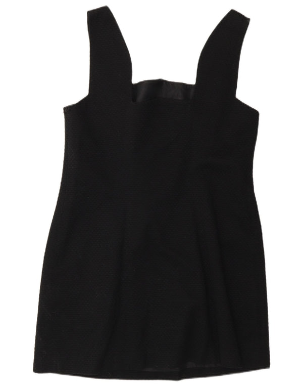 Abito a trapezio senza maniche da donna Versace IT 46 Large in cotone nero