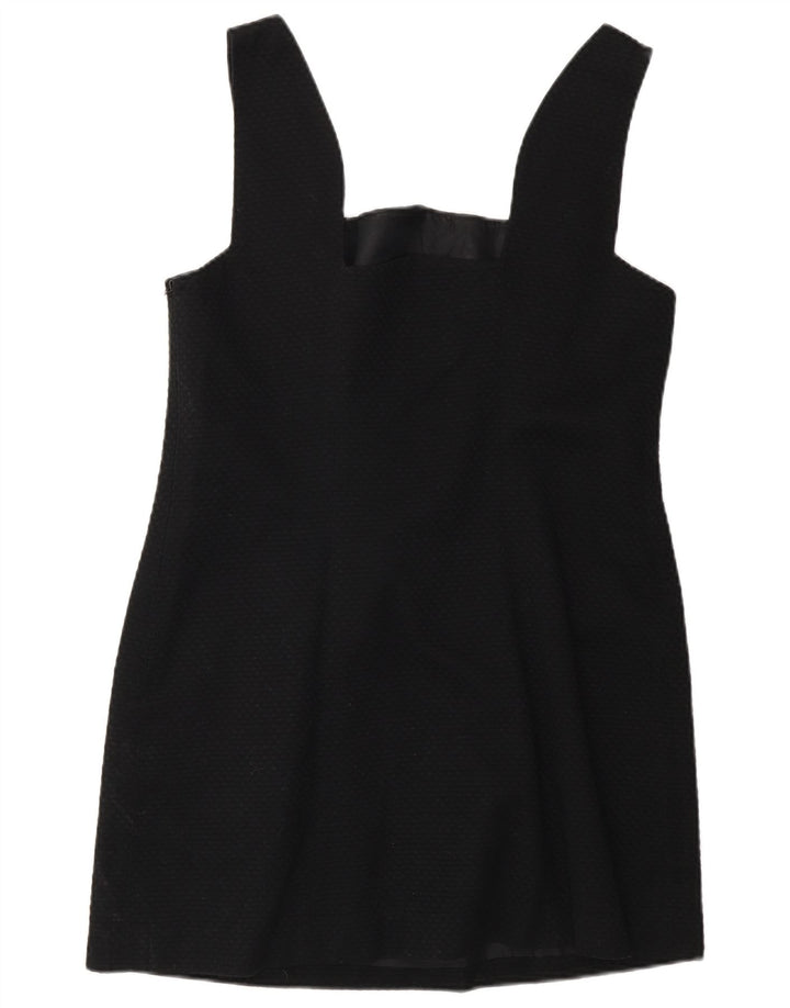Abito a trapezio senza maniche da donna Versace IT 46 Large in cotone nero