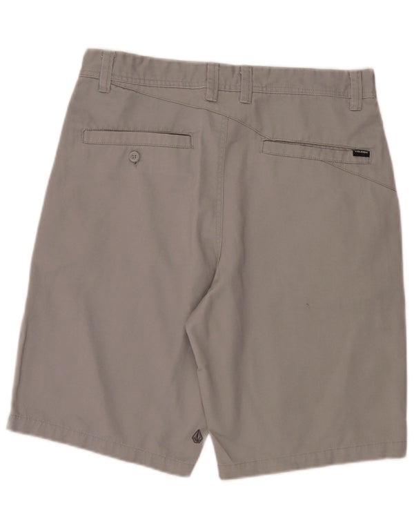 Pantaloncini chino da uomo Volcom W32 poliestere grigio medio