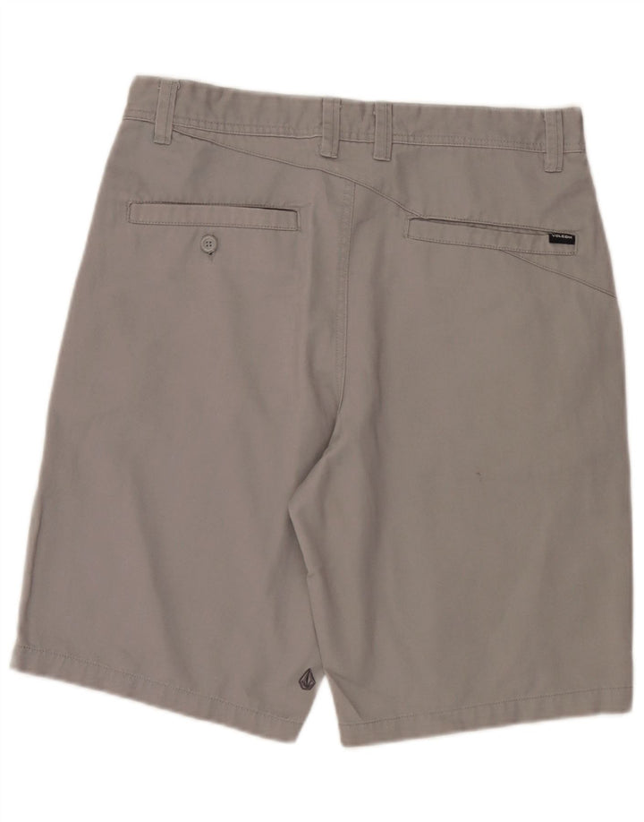 Pantaloncini chino da uomo Volcom W32 poliestere grigio medio
