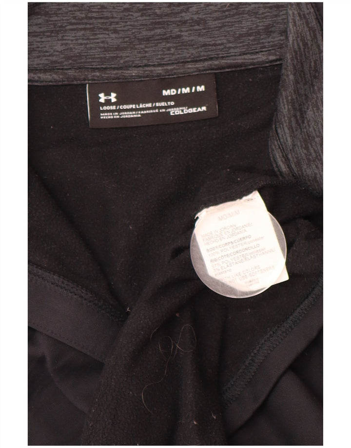 UNDER ARMOUR Felpa da uomo Cold Gear vestibilità ampia maglione medio nero