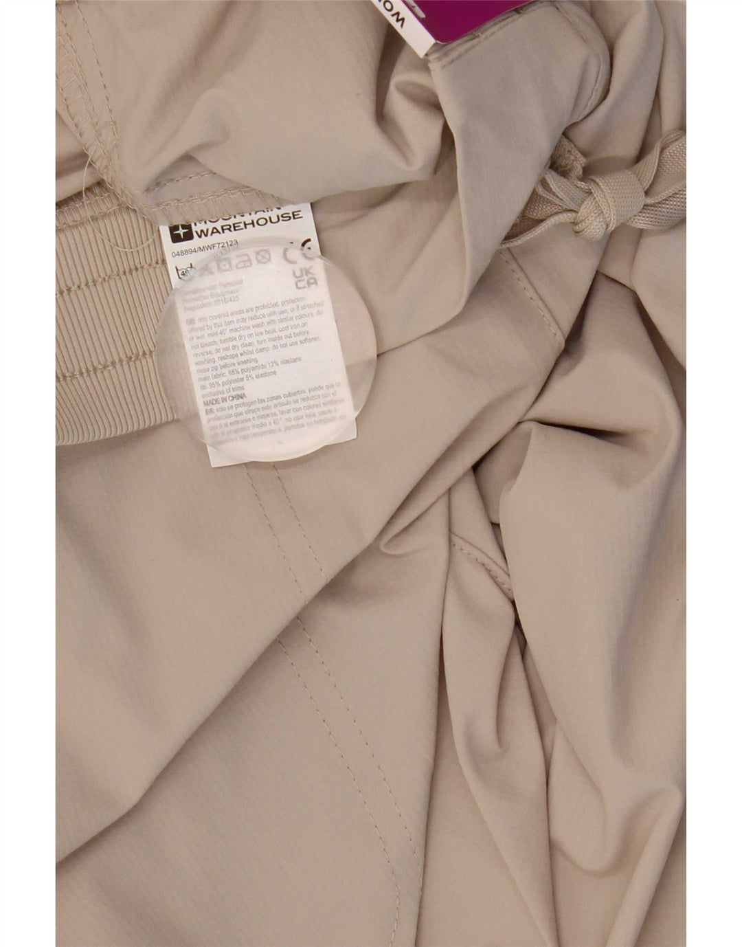 Pantaloni casual da donna Mountain Warehouse UK 12 Medium W32 L29 Beige