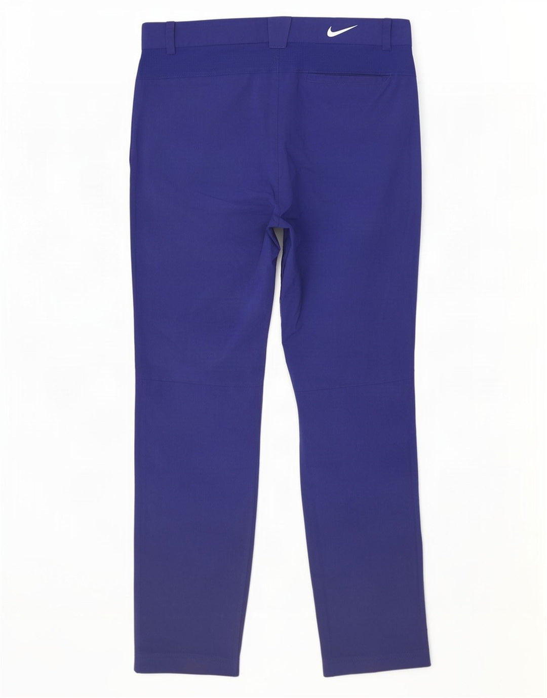 Pantaloni chino dritti da golf da uomo Nike W34 L32 poliestere blu