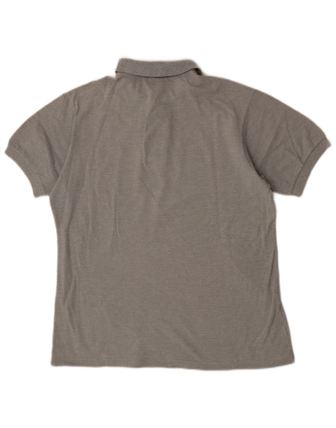 Polo da uomo Lacoste taglia 4 in cotone grigio medio
