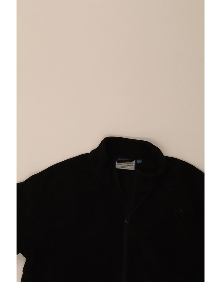 MOUNTAIN WAREHOUSE Womens Fleece Jacket UK 20 2XL Black Polyester Vintage Mountain Warehouse and Second-Hand Mountain Warehouse from Messina Hembry 