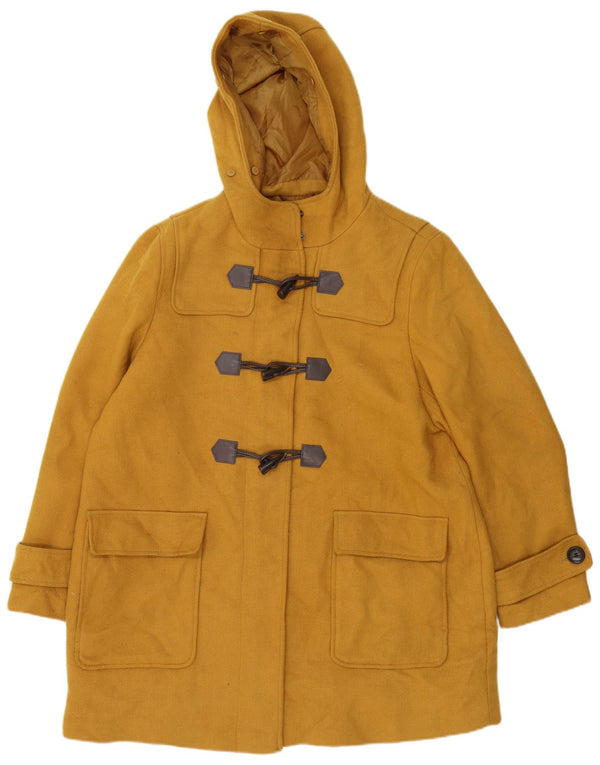 Montgomery con cappuccio da donna Marks & Spencer UK 20 2XL poliestere giallo