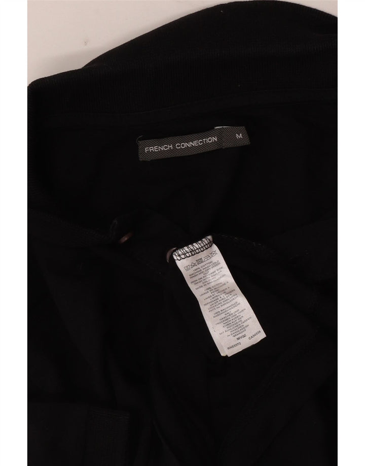 Polo da uomo French Connection in cotone nero medio