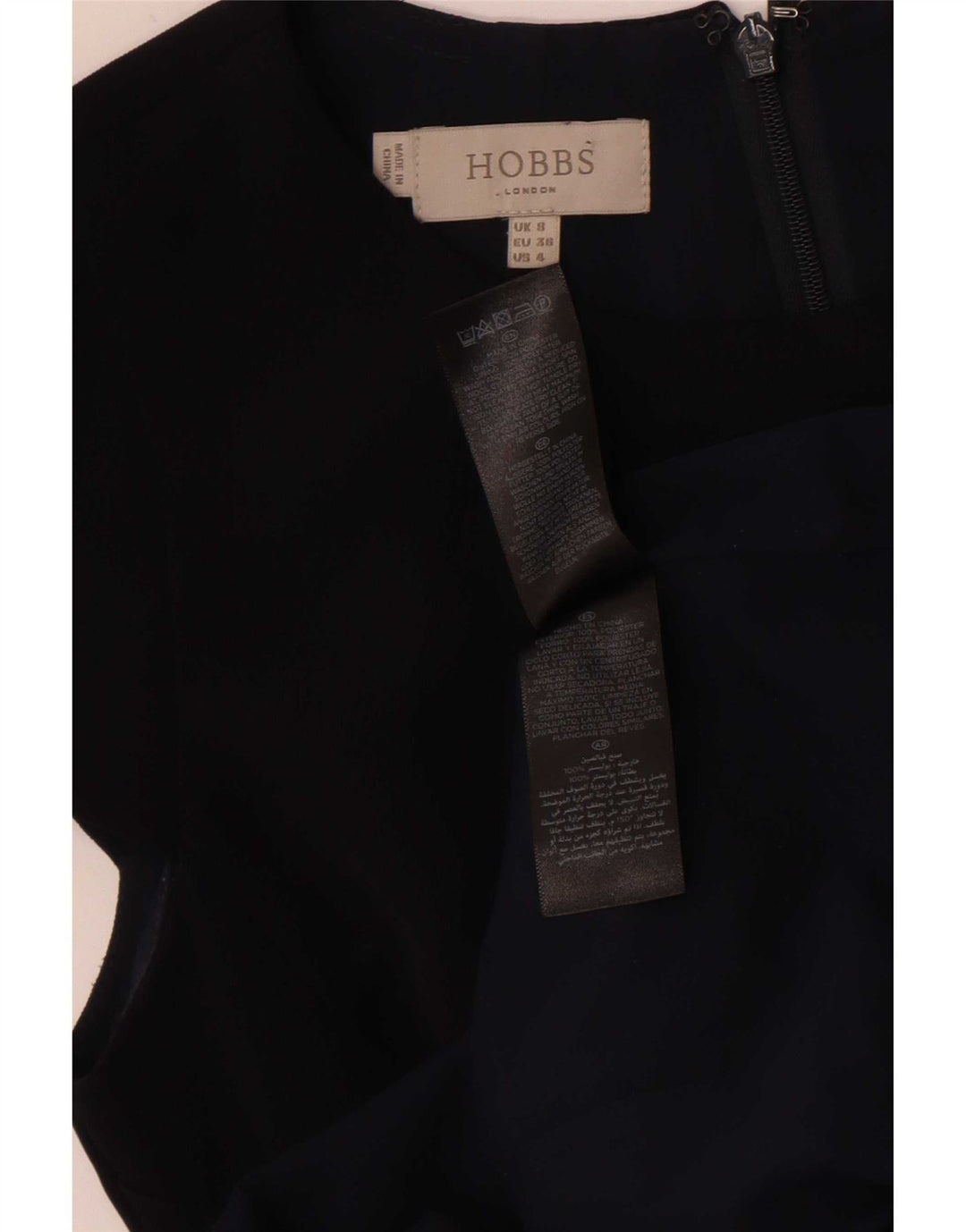 Abito tubino da donna Hobbs UK 8 piccolo poliestere nero