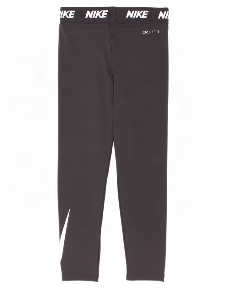 Leggings grafici Nike per ragazze 6-7 anni grandi neri