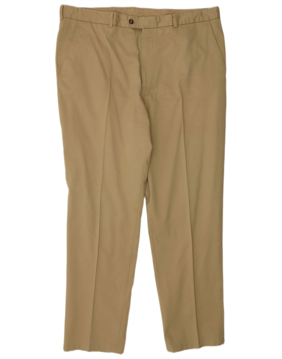 Pantaloni da abito affusolati da uomo JAEGER W42 L33 in cotone beige