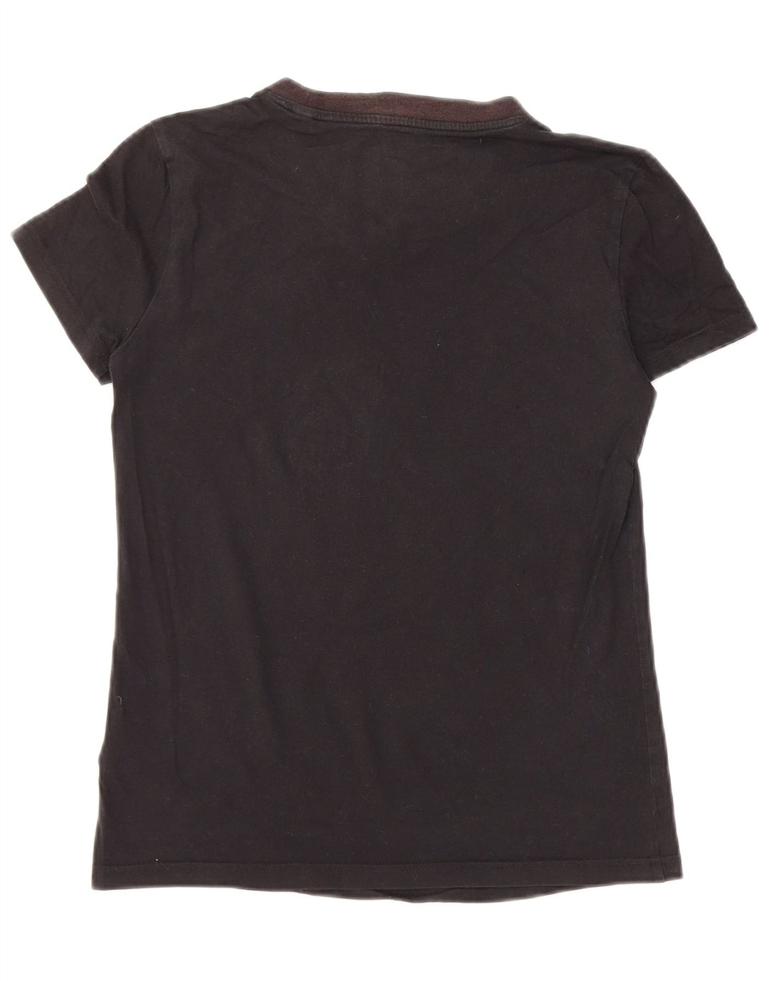T-shirt grafica da donna ADIDAS Top UK 8/10 piccola in cotone nero