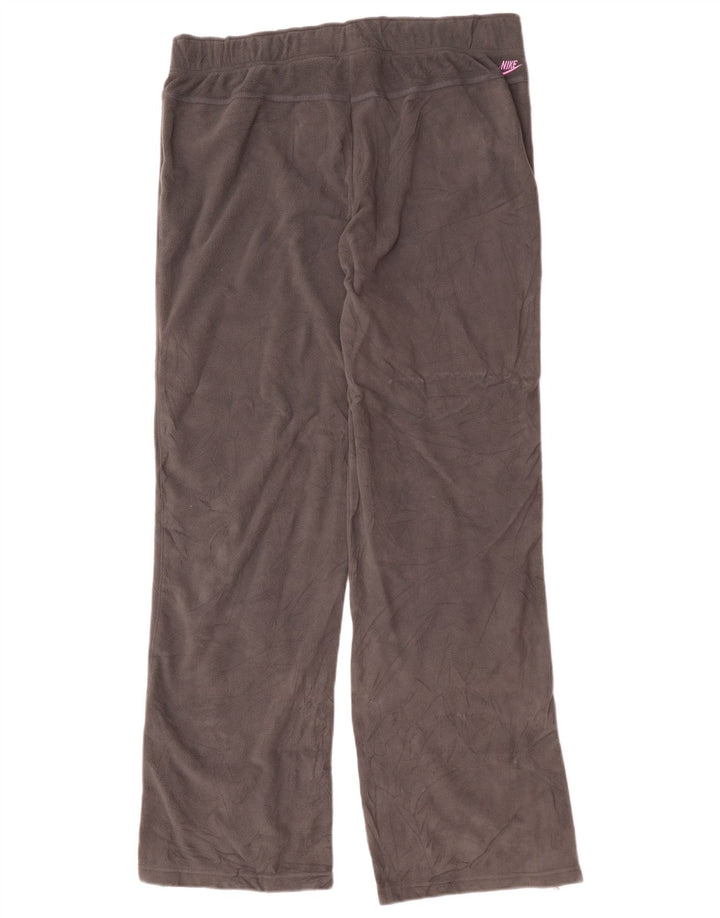 Pantaloni da tuta in pile da donna NIKE US 16/18 XL poliestere grigio