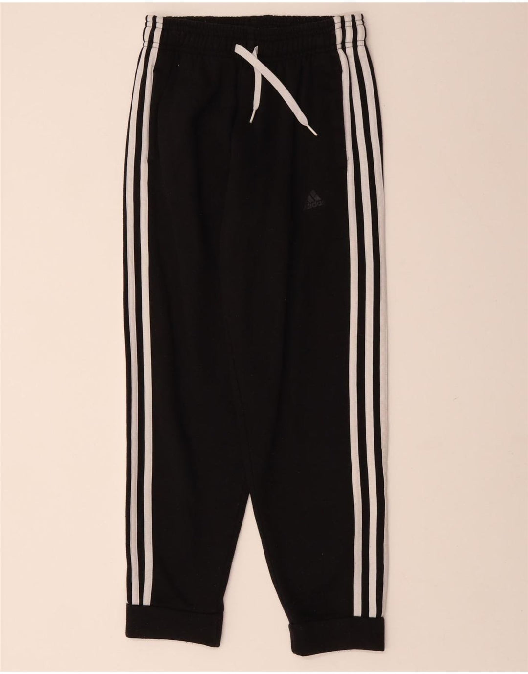 Pantaloni da tuta ADIDAS da ragazzo Joggers 11-12 anni in cotone nero